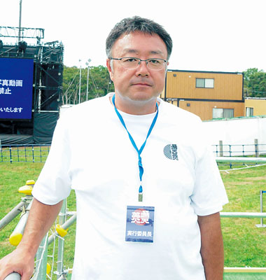 写真：「幅広い世代が親しめるイベントを用意した」と振り返る上村理事長