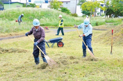 写真：働く高齢者が年々増加している室蘭市内