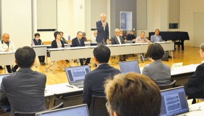 写真：２０日から市内１０カ所で行われる地区懇談会（写真は昨年の様子）