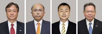 写真：（左から）堀井巌氏、根本幸典氏、佐々木紀氏、酒井庸行氏