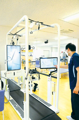 写真:道内初導入となるウェルウオークWW-3000