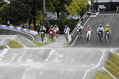写真：「名古屋競輪場ＢＭＸコース」で開催されたアジア選手権＝名古屋市中村区