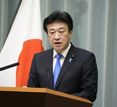 写真:記者会見する木原官房長官=10日午前、首相官邸