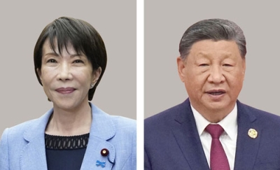 写真:高市早苗首相、中国の習近平国家主席
