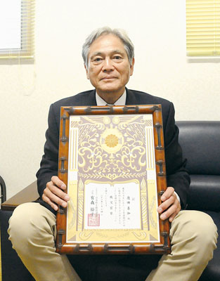 写真:「陸上大会は多くの人の協力があって開催できた」と振り返る奥田さん