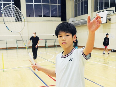 写真：全国大会に向け練習に励む畠山選手