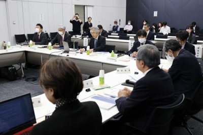 写真：社会保障審議会の介護保険部会＝１日午後、東京都港区