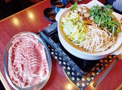 写真：気温が寒いこの時季にピッタリのしゃぶしゃぶ