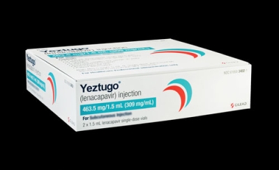 写真：ＨＩＶ感染予防薬の「レナカパビル」（米ギリアド・サイエンシズ提供）