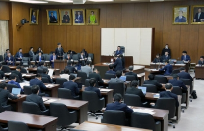 写真:衆院政治改革特別委員会=9日午前、国会