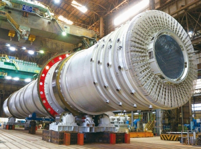 写真：室蘭工場から出荷されたスチームチューブドライヤ（提供写真）