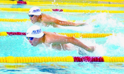 写真：自己ベストを目指して競技に挑む選手