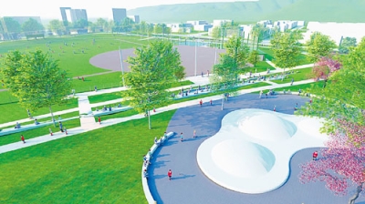 写真：２８年に完成予定の中島公園のイメージ図