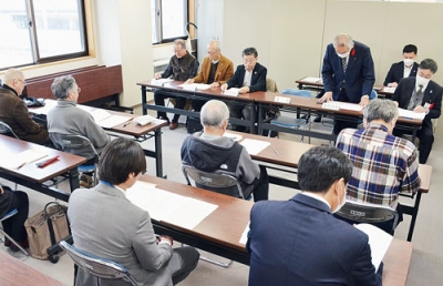 写真：社協職員の定期昇給見送りを決めた評議員会