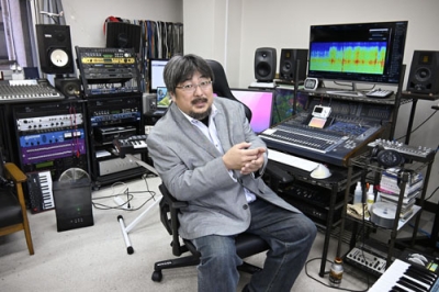 写真：千葉音声研究所の村岡睦稔さん