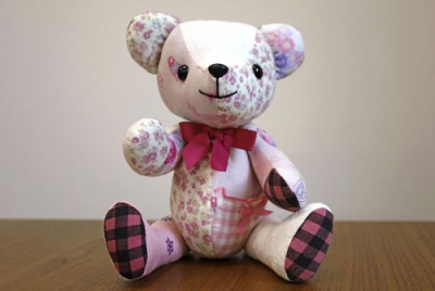 写真：「たなごころ」の利用者が作ったテディベア