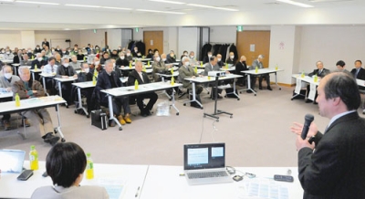 写真：地域づくりの手法などを学んだ講演会