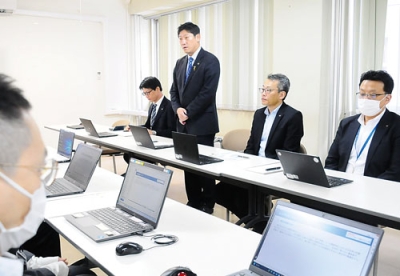 写真：１９日から始まった室蘭市の市長査定ヒアリング