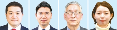 写真：（左から）山岡達丸氏、松下英樹氏、立野広志氏、菅野望帆氏