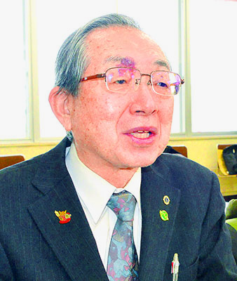 写真：「地域が支え合う顔の見える関係をつくりたい」と語る工藤会長