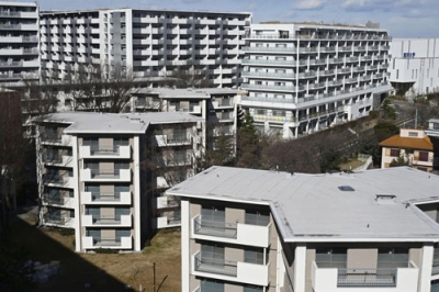 写真：保存されている「スターハウス」＝東京都北区の「ＵＲまちとくらしのミュージアム」