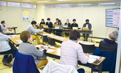 写真：ウェブ説明会で「ＢｔｏＢプラットフォーム」の使い方に理解を深める事業者