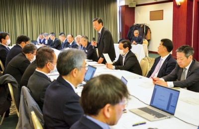 写真：登別温泉街の環境整備について話し合った入湯税懇談会