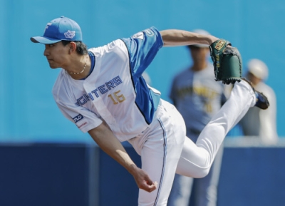 写真：阪神戦に先発し、４回無失点の日本ハム・達＝Ｅｎａｇｉｃ名護