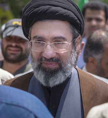 写真：イランのモジタバ・ハメネイ師（ゲッティ＝共同）