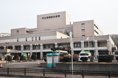 写真：統合に向けた目標時期が示された市立室蘭総合病院