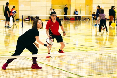 写真：勝利を目指してプレーする選手たち