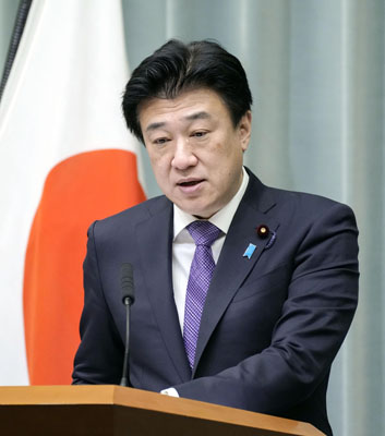 写真：記者会見する木原官房長官＝２３日午前、首相官邸