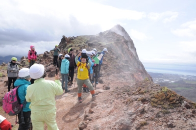 写真：昨年の登山学習会